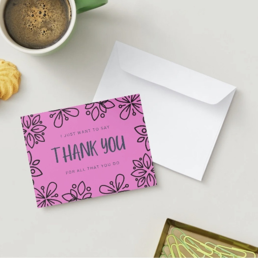 Set of 10 Thank You Post Card - Picture 4 of 8